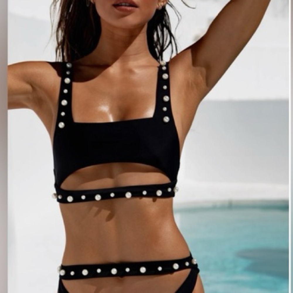 BAHIMI MARILYN PEARL BIKINI TOP - S